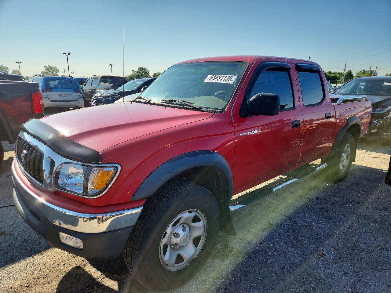 2003 Toyota Tacoma Prerunner Красный vin: 5TEGM92N73Z180629