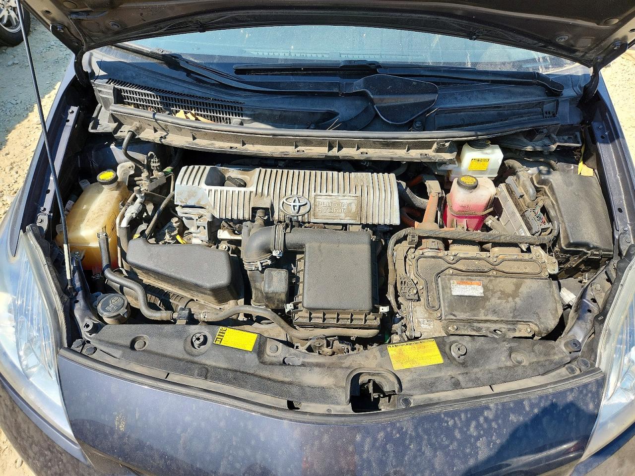 2014 Toyota Prius Plug-in Hybrid Base Charcoal vin: JTDKN3DP6E3059353