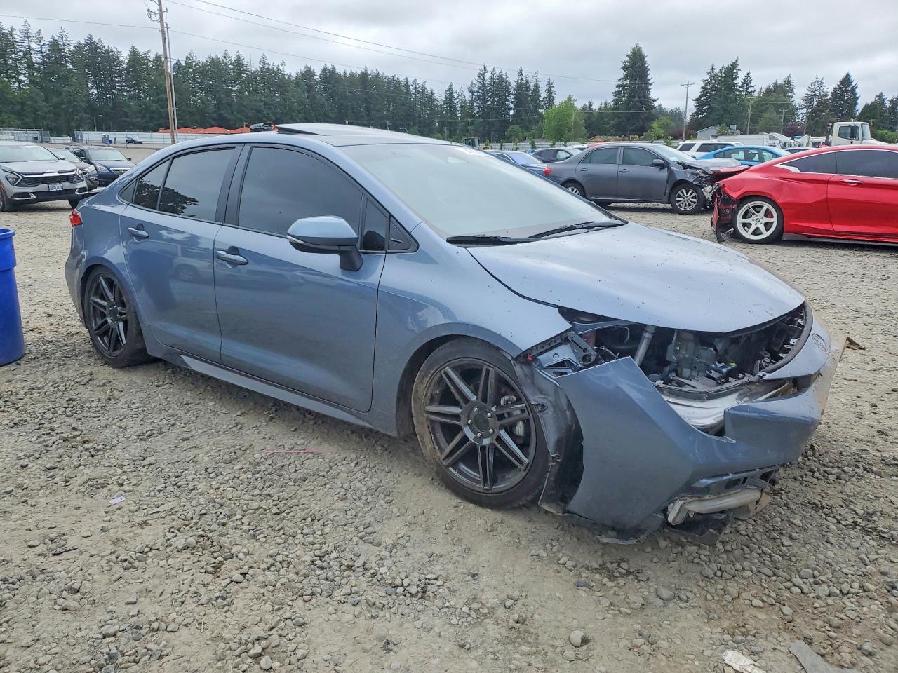 2024 Toyota Corolla Se Gray vin: 5YFP4MCE2RP178870