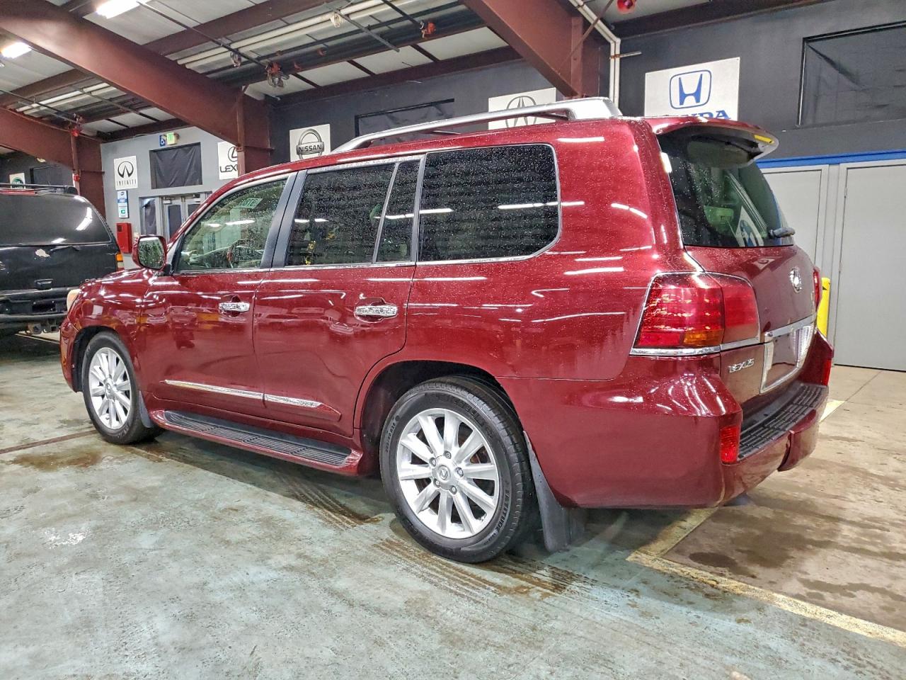 2008 Lexus Lx 570 Burgundy vin: JTJHY00W184018010