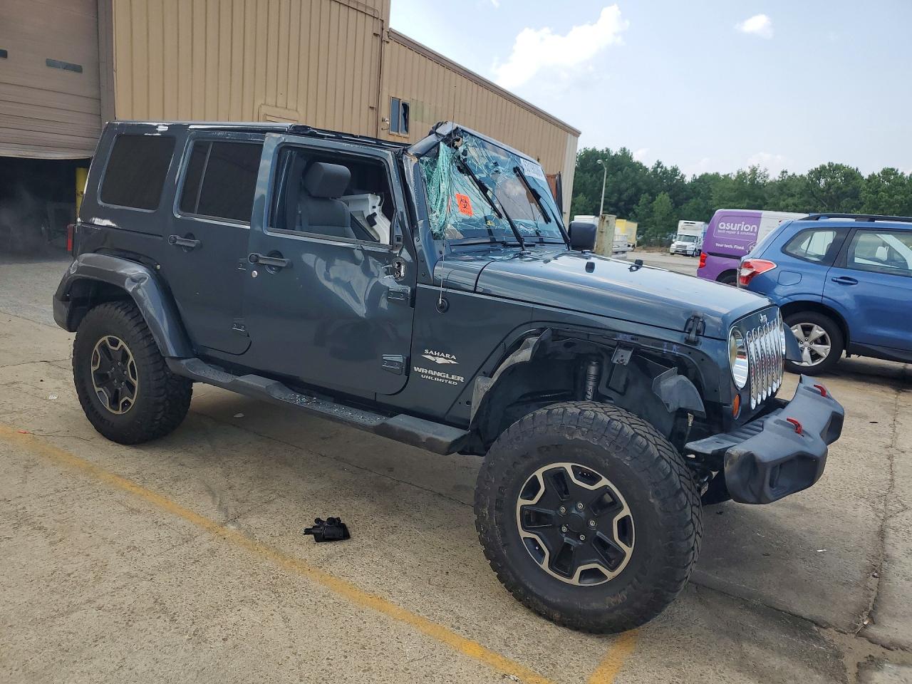 2007 Jeep Wrangler Sahara Blue vin: 1J4GB59177L199570