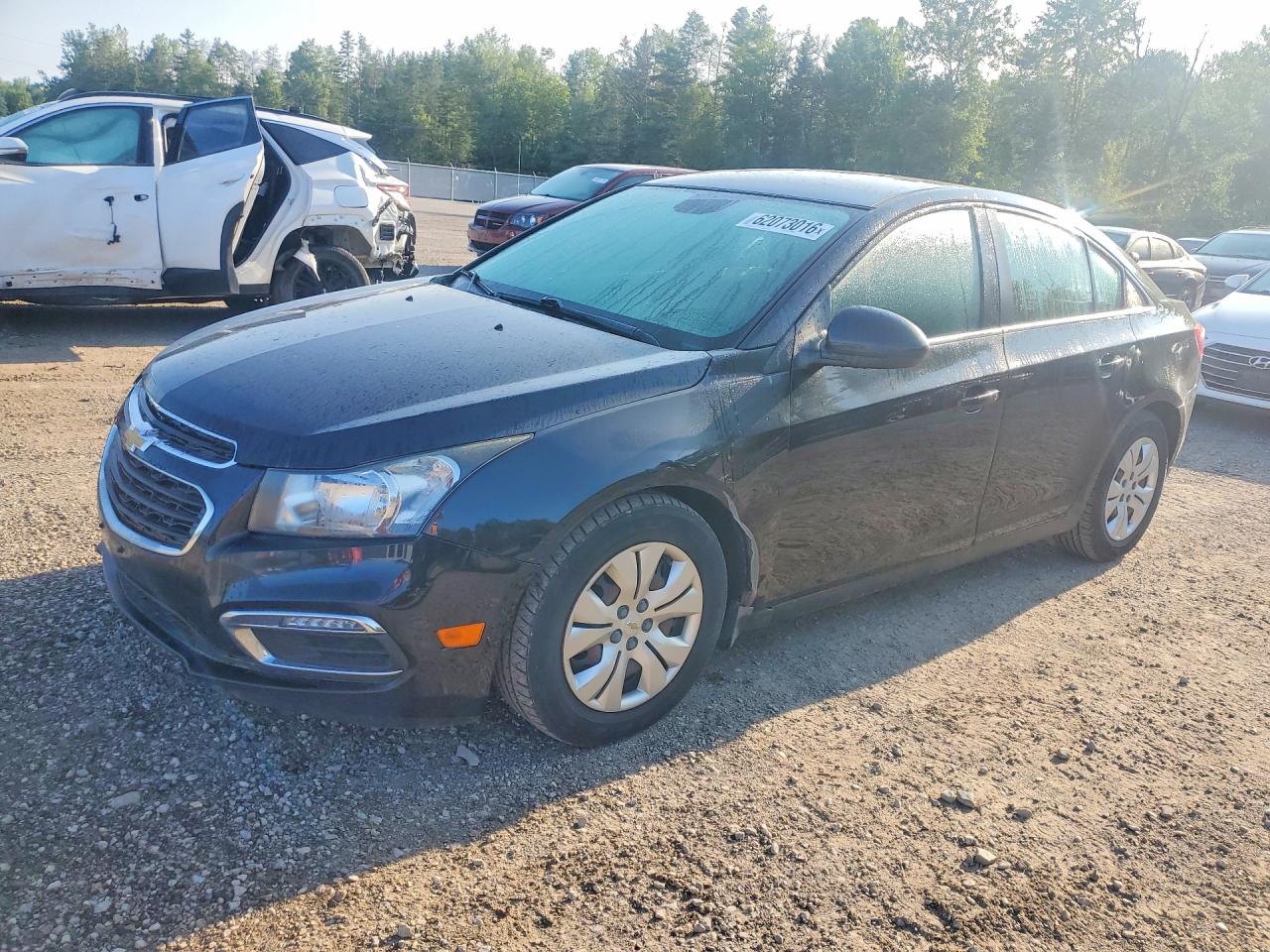 2015 Chevrolet Cruze Lt Black vin: 1G1PC5SB1F7221486