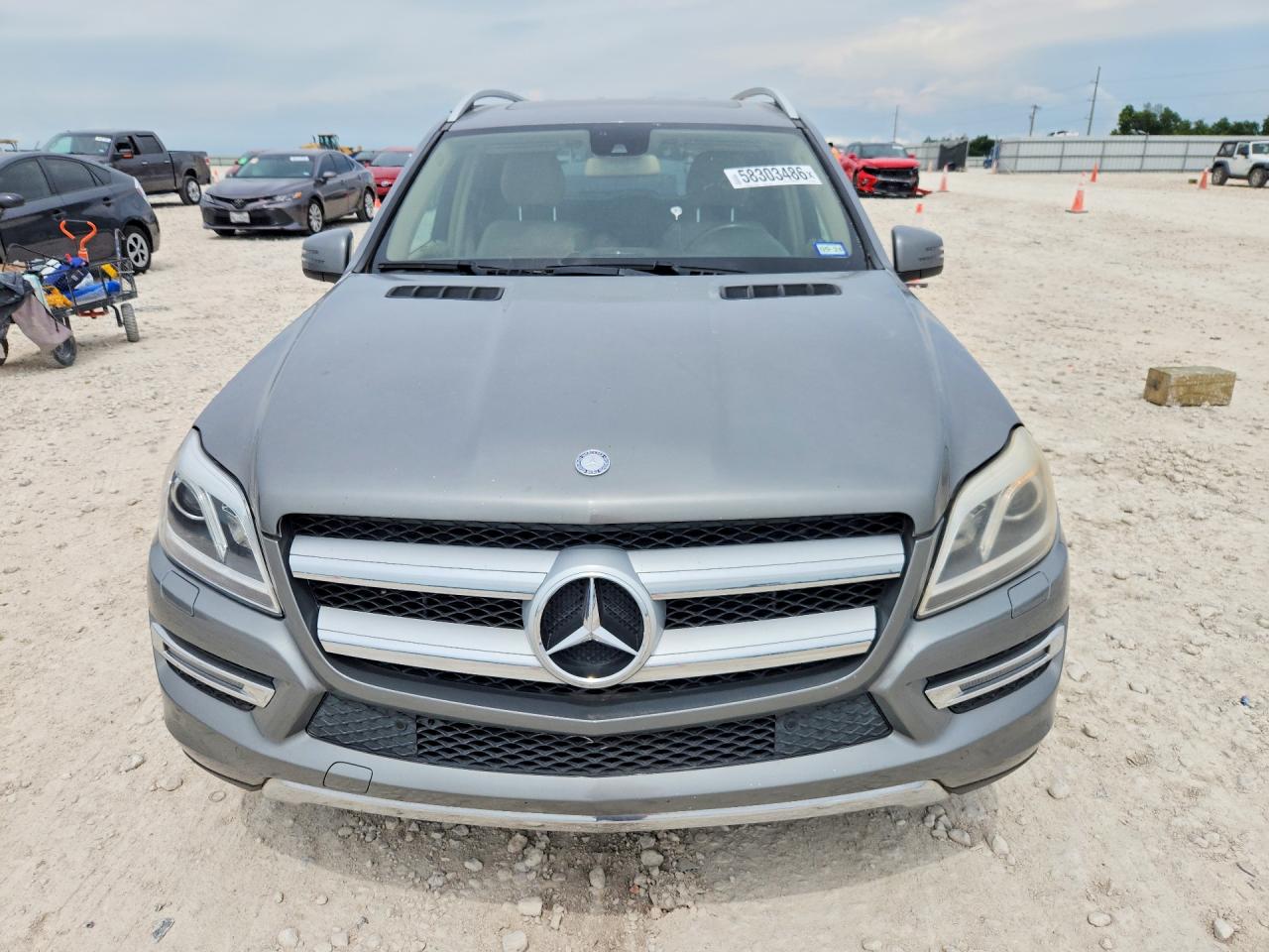 2014 Mercedes-benz Gl 450 4matic Silver vin: 4JGDF7CE3EA284544