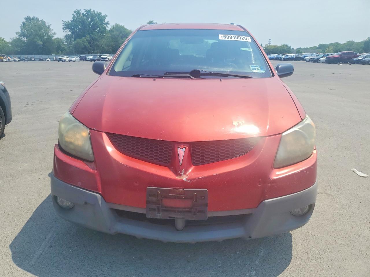 2004 Pontiac Vibe Red vin: 5Y2SL62844Z432467