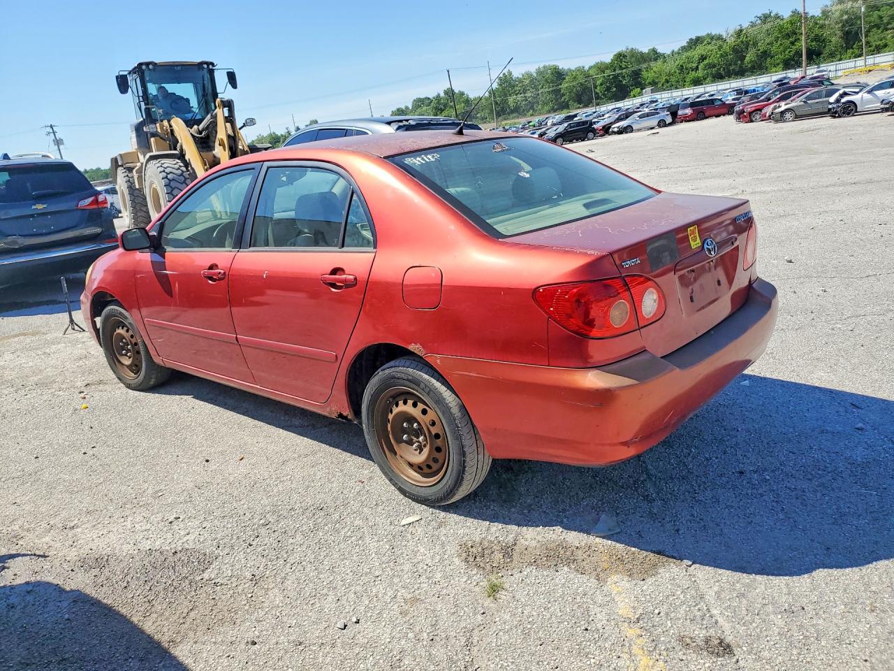 2008 Toyota Corolla Le Red vin: 1NXBR32E48Z967090