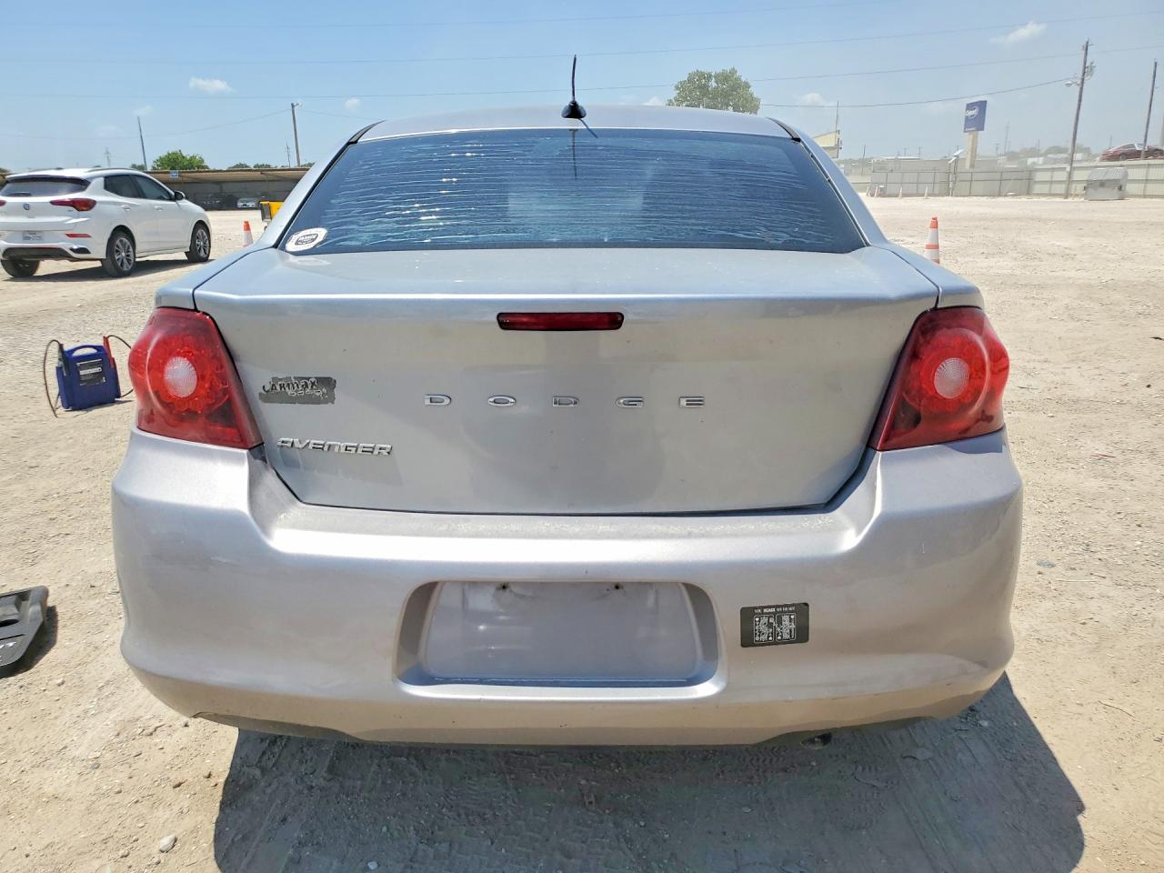 2013 Dodge Avenger Se Silver vin: 1C3CDZAB8DN725042