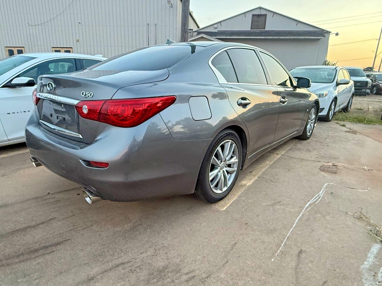 2015 Infiniti Q50 Premium Gray vin: JN1BV7AP5FM353353