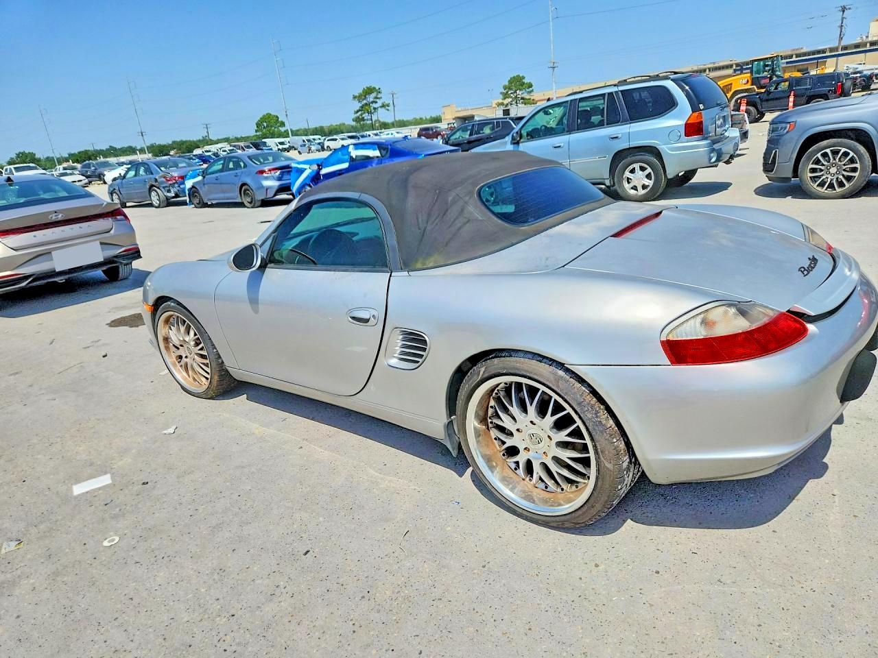 2003 Porsche Boxster Silver vin: WP0CA29813U622456