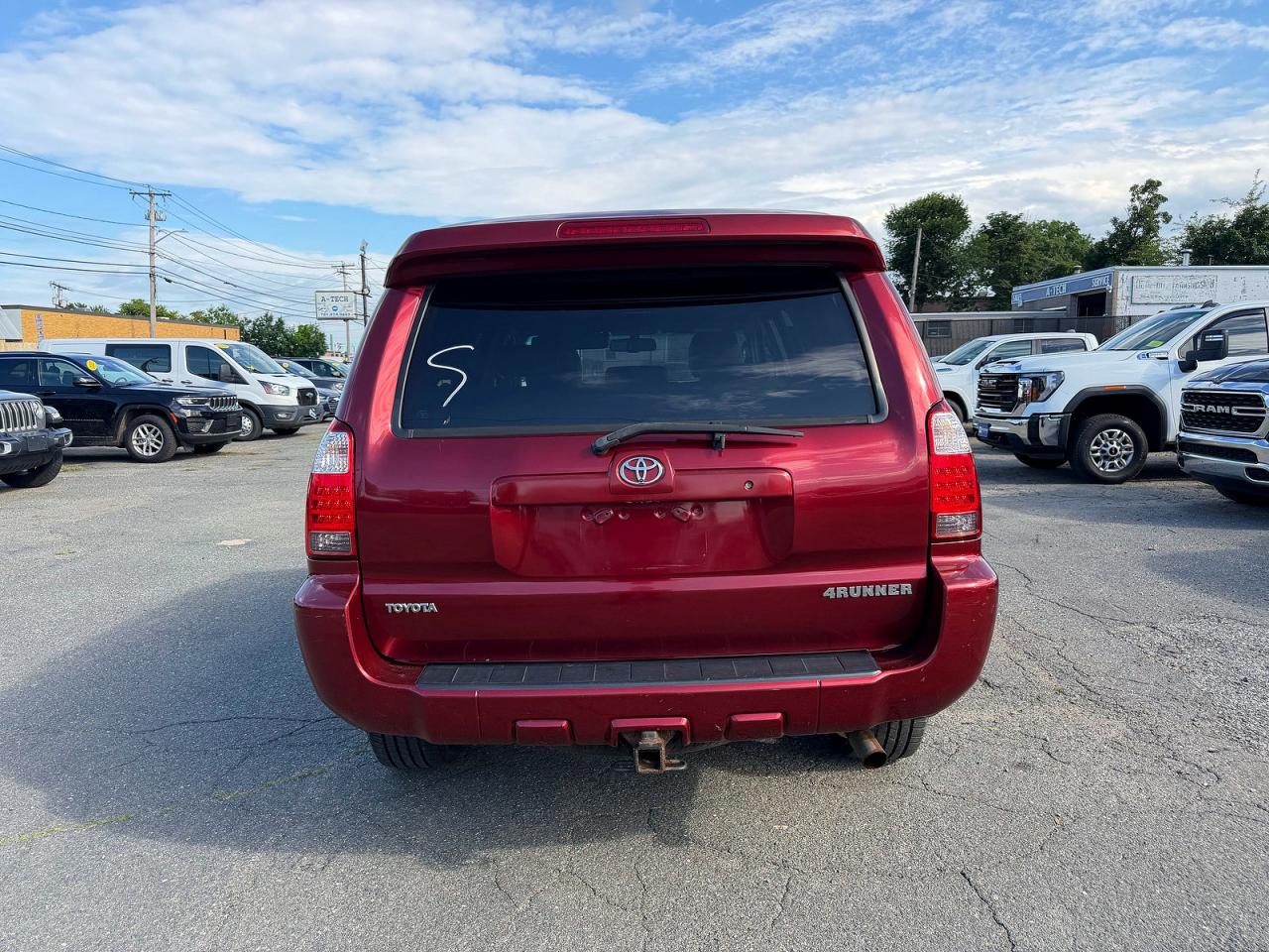2007 Toyota 4runner Limited Burgundy vin: JTEBU17R578082905