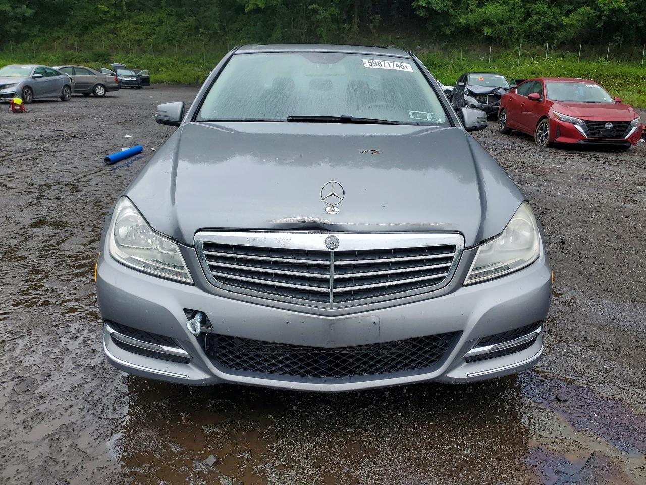 2014 Mercedes-benz C 300 4matic Silver vin: WDDGF8AB9EG193037