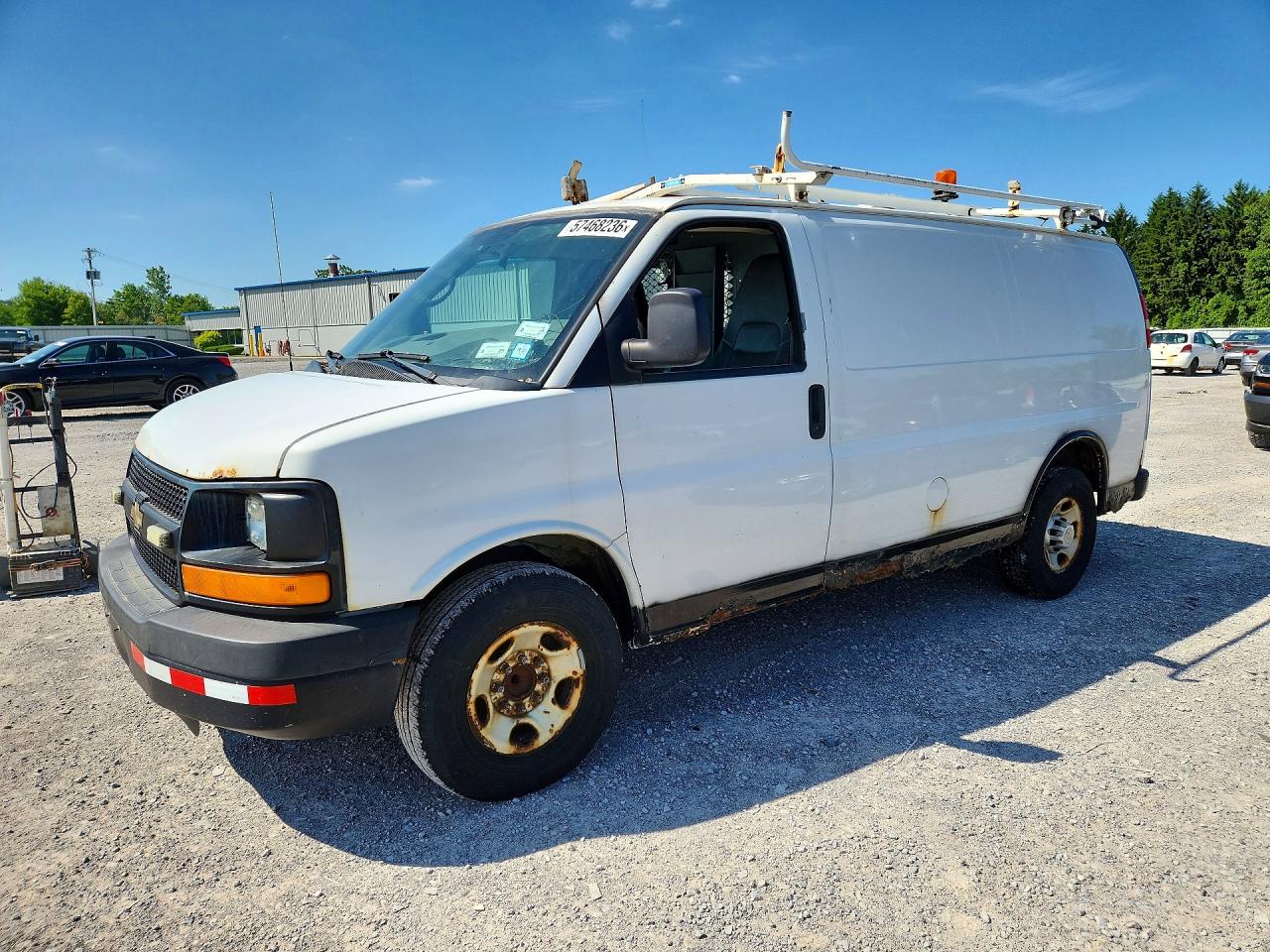 2010 Chevrolet Express G2500 White vin: 1GCZGFBA0A1175310