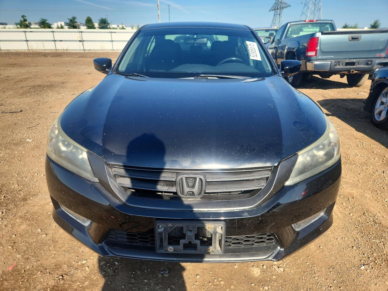 2014 Honda Accord Sport Черный vin: 1HGCR2F50EA280927