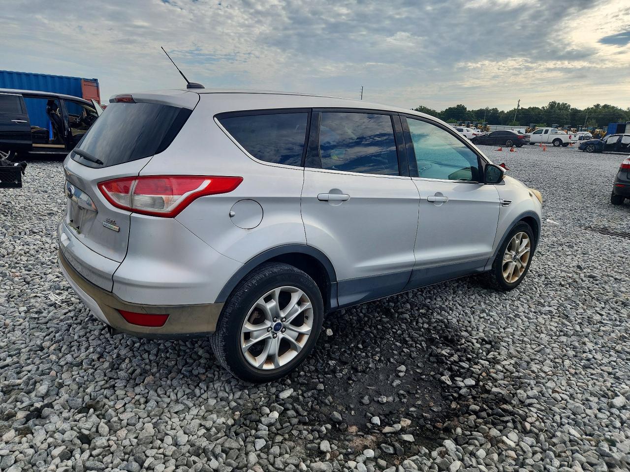 2013 Ford Escape Sel Silver vin: 1FMCU0H95DUC55807