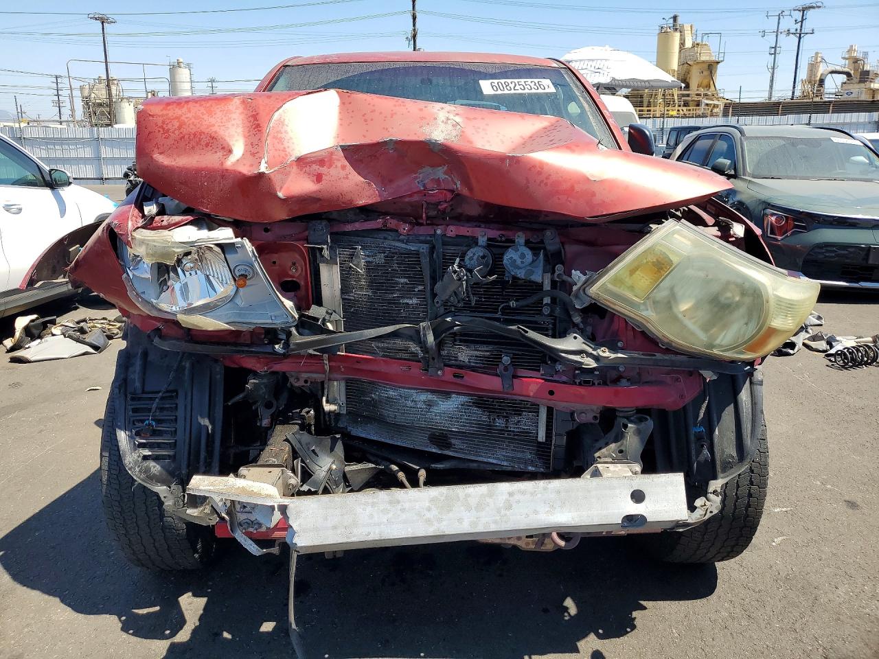 2006 Toyota Tacoma Double Cab Prerunner Long Bed Красный vin: 5TEKU72NX6Z287001