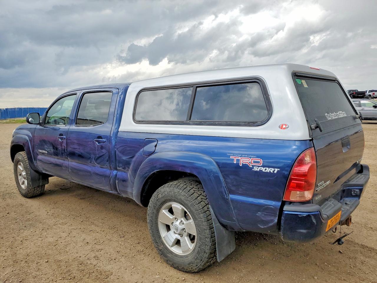 2007 Toyota Tacoma Double Cab Long Bed Blue vin: 5TEMU52N97Z325073
