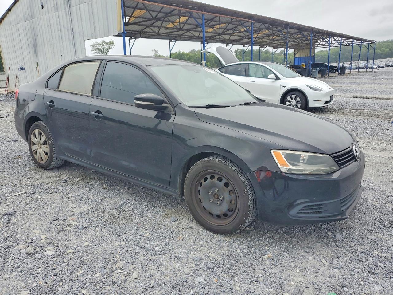 2012 Volkswagen Jetta Se Black vin: 3VWDP7AJ1CM131482