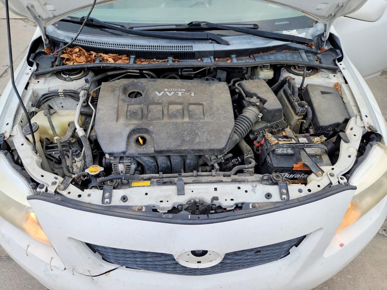 2010 Toyota Corolla Le White vin: 1NXBU4EEXAZ233396