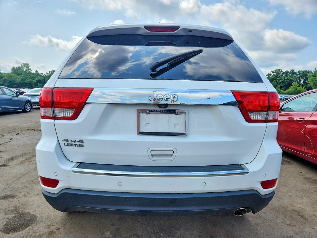 2013 Jeep Grand Cherokee Limited White vin: 1C4RJFBG9DC524527