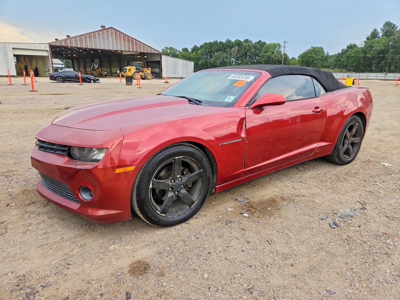 2015 Chevrolet Camaro Lt Red vin: 2G1FD3D38F9183580