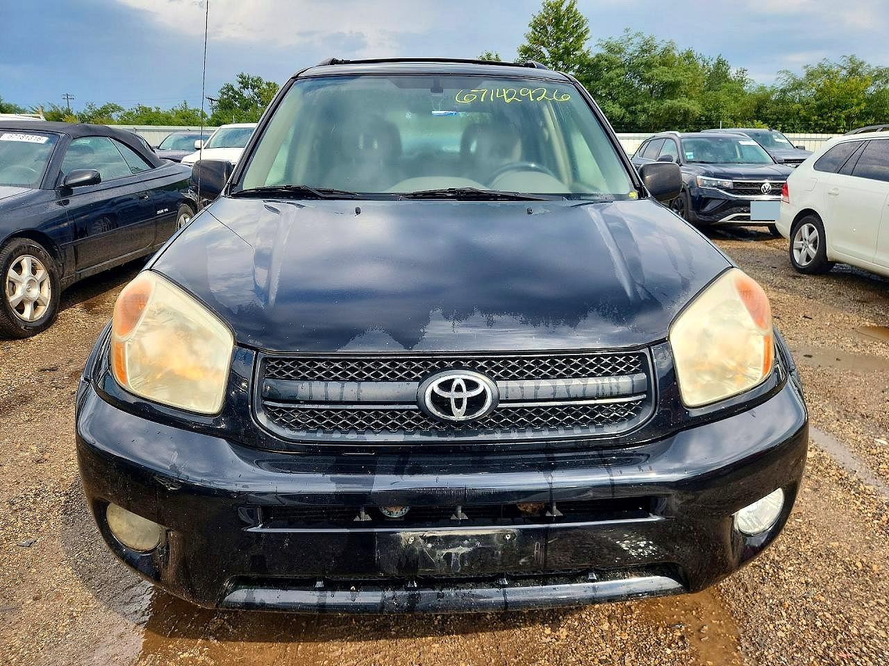 2004 Toyota Rav4 Base Black vin: JTEHD20V846017853