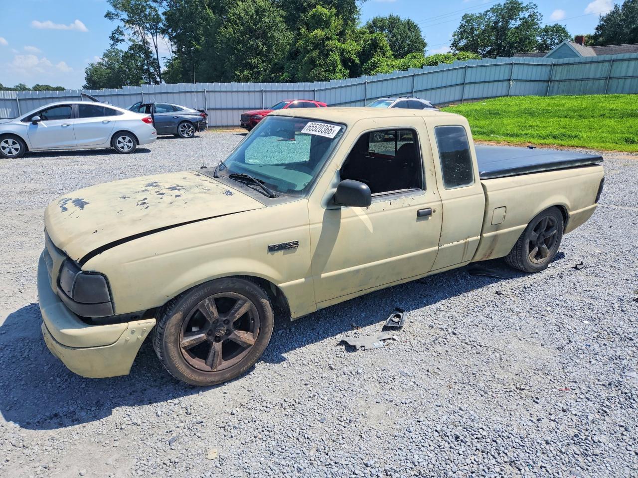 1999 Ford Ranger Super Cab Желтый vin: 1FTYR14V2XTA94136