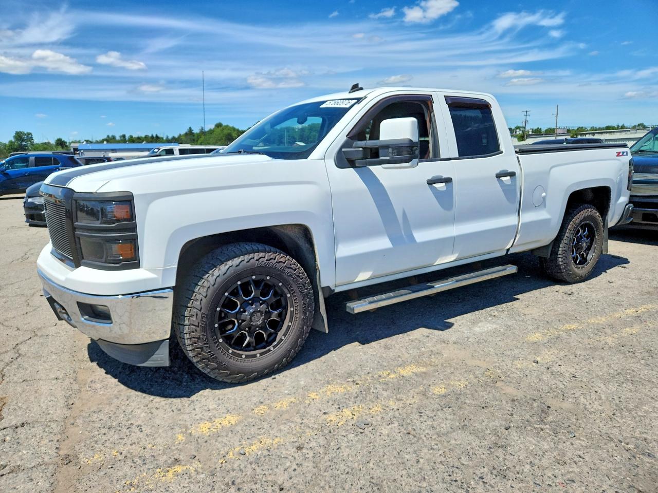 2014 Chevrolet Silverado K1500 Lt White vin: 1GCVKREC8EZ197364