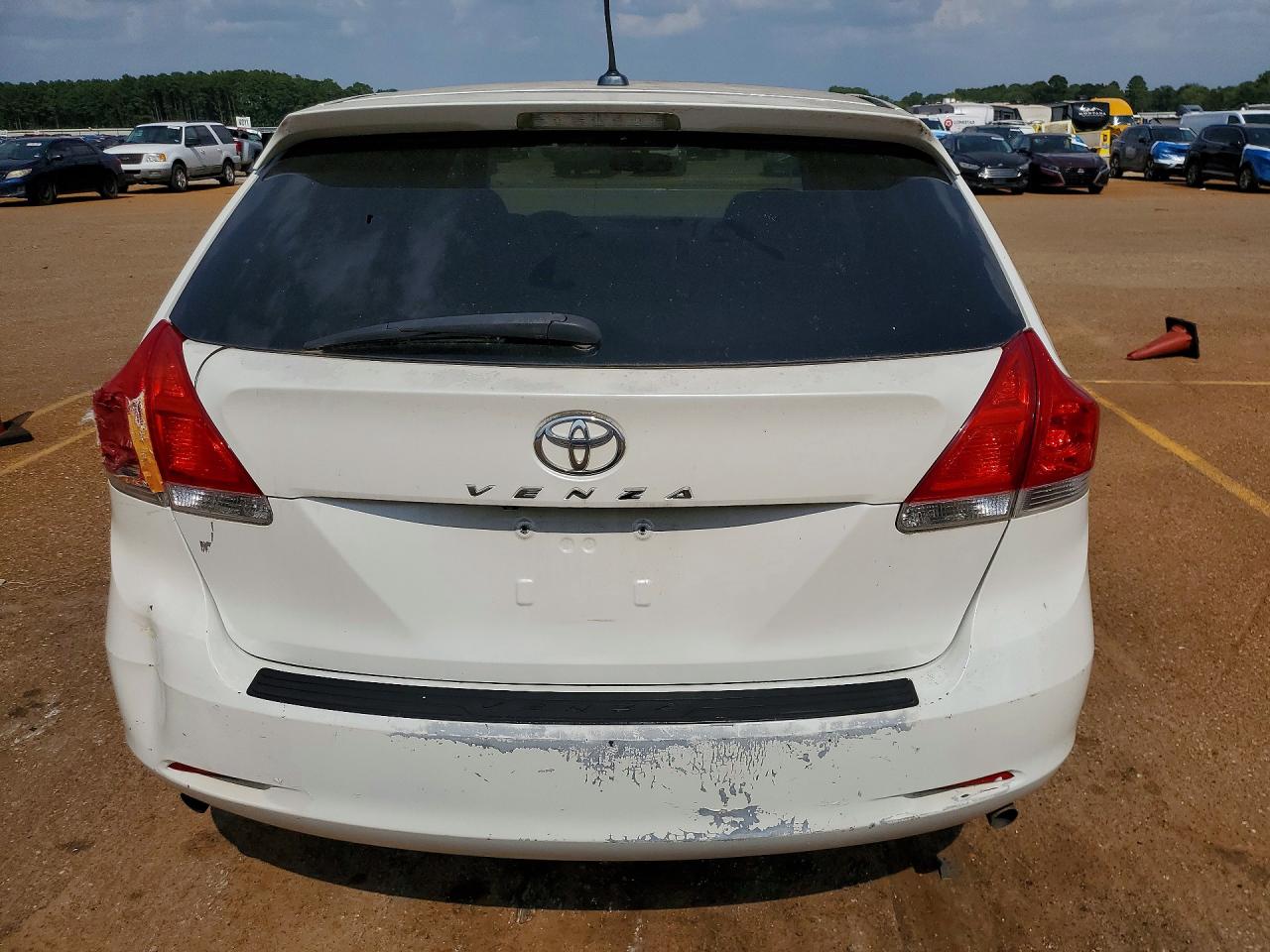 2009 Toyota Venza Fwd V6 White vin: 4T3ZK11A19U007837