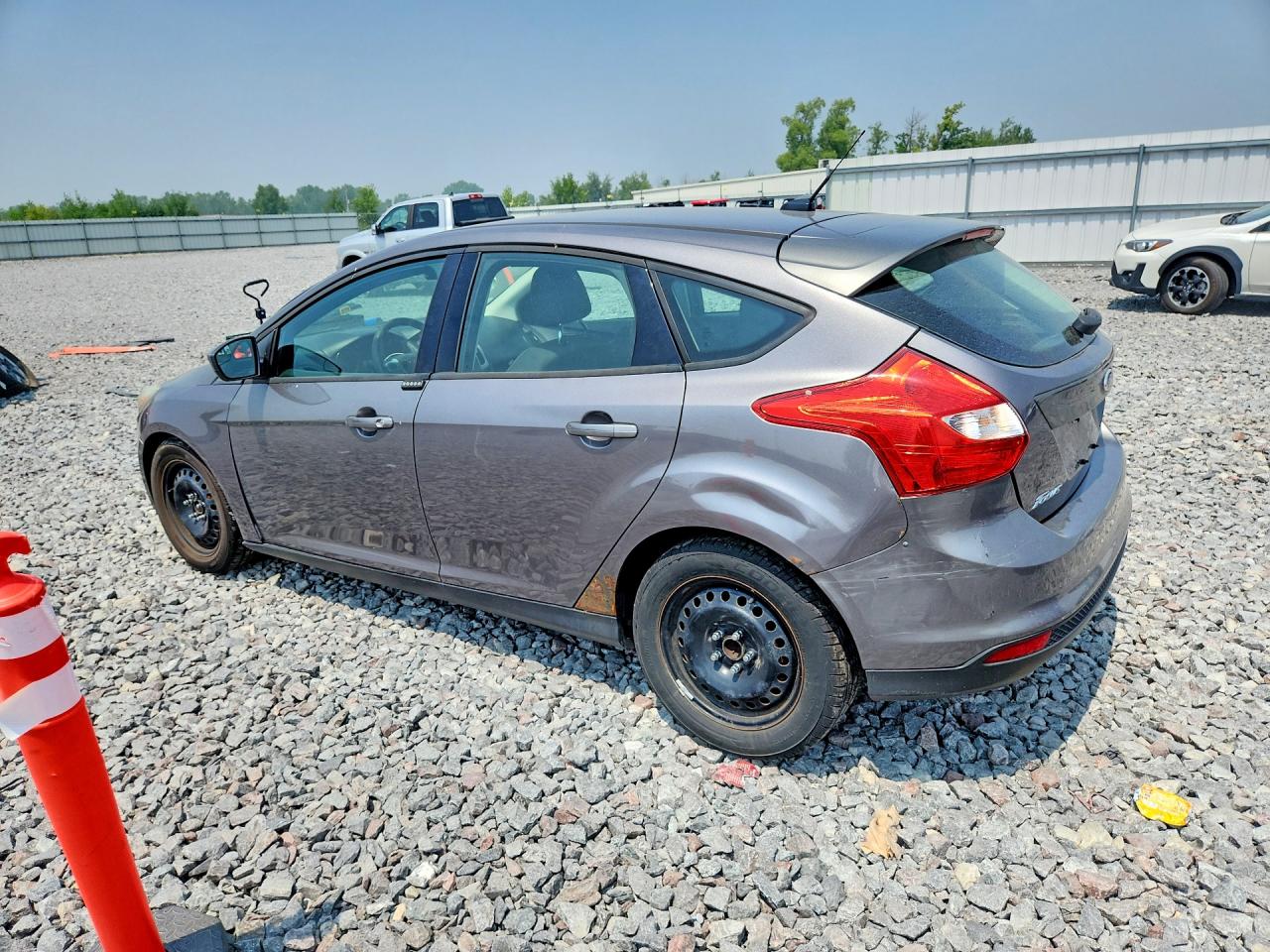 2012 Ford Focus Se Gray vin: 1FAHP3K25CL177523