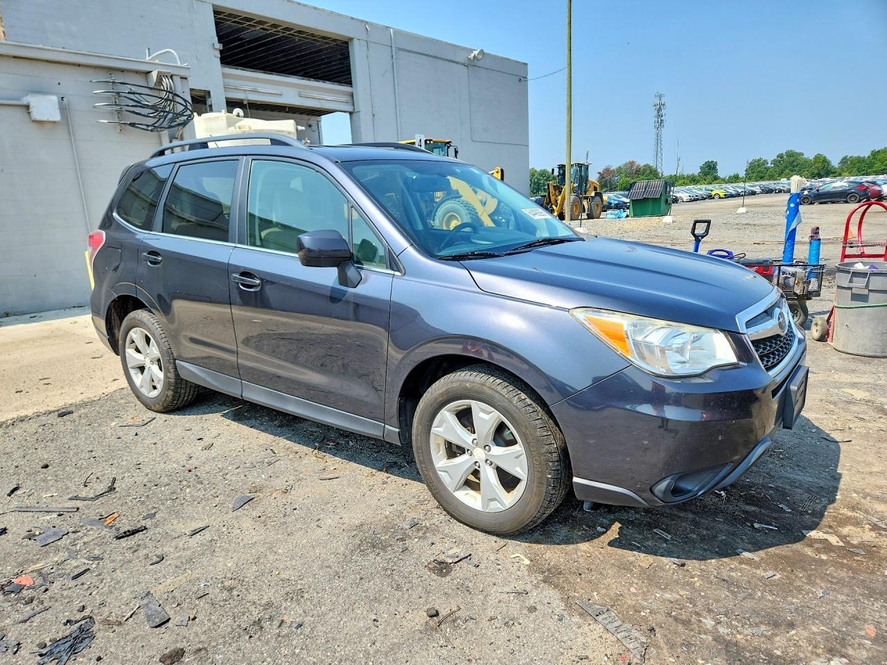 2015 Subaru Forester 2.5i Limited Gray vin: JF2SJAKC2FH568958