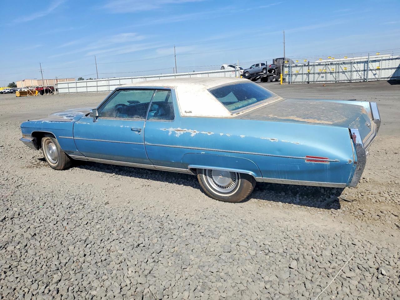 1972 Cadillac Deville Синий vin: 6D47R2Q180034