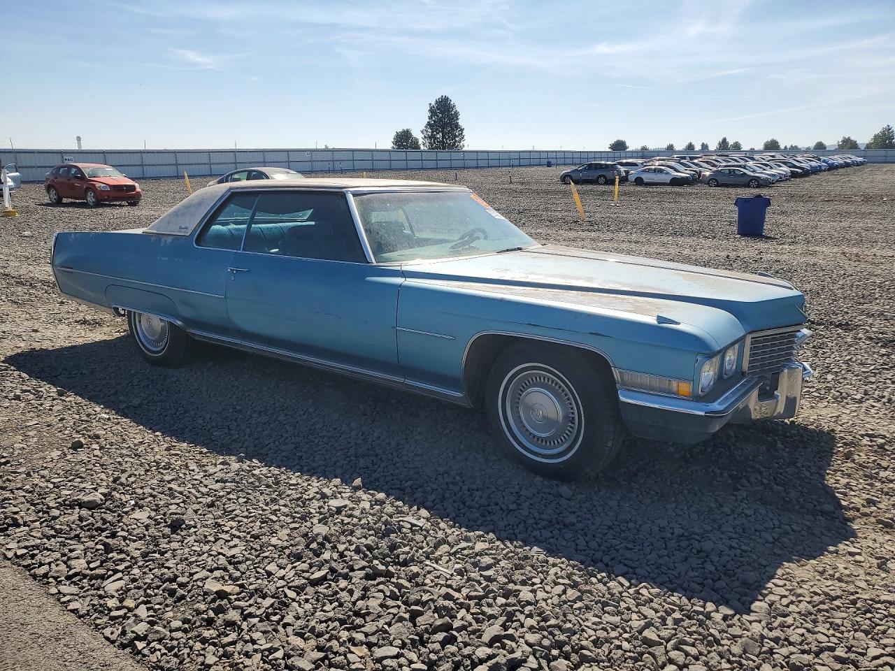 1972 Cadillac Deville Синий vin: 6D47R2Q180034