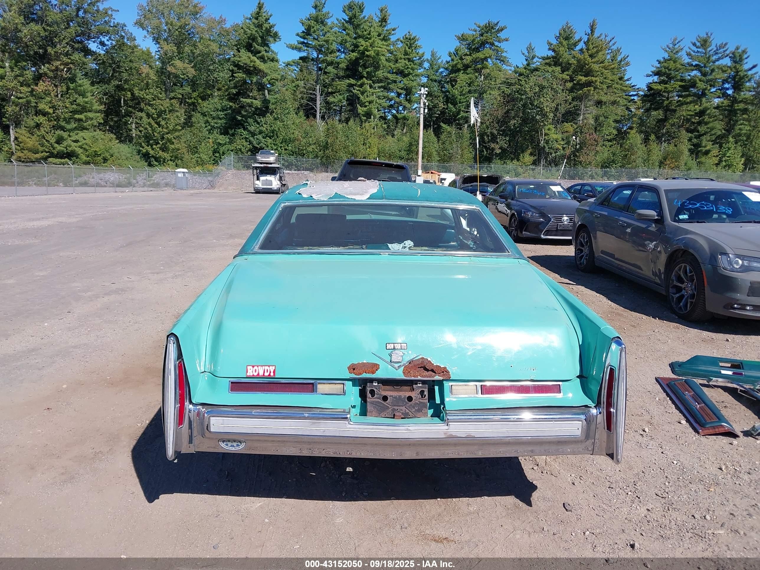 1976 Cadillac Deville   Teal vin: 6D47S6Q228829    