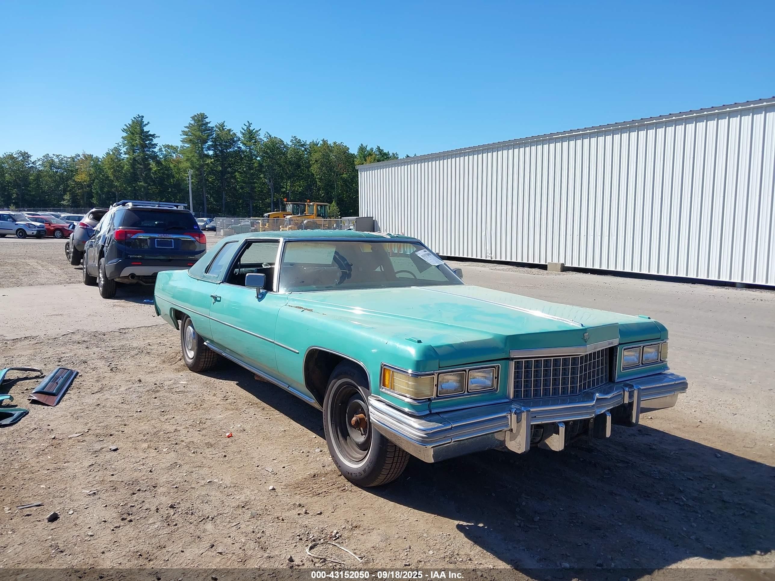 1976 Cadillac Deville   Teal vin: 6D47S6Q228829    