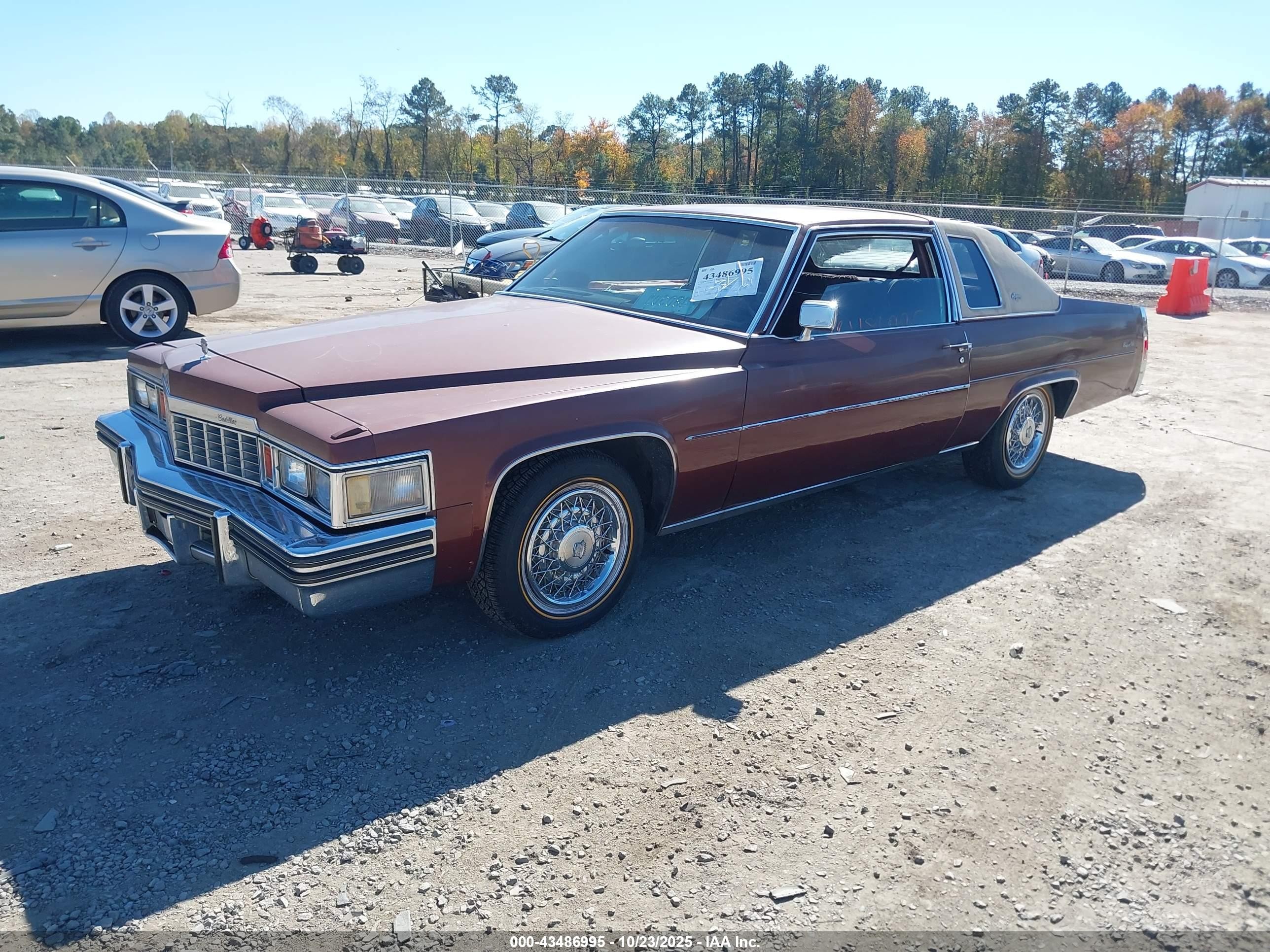 1979 Cadillac Deville   Burgundy vin: 6D47S99285735    