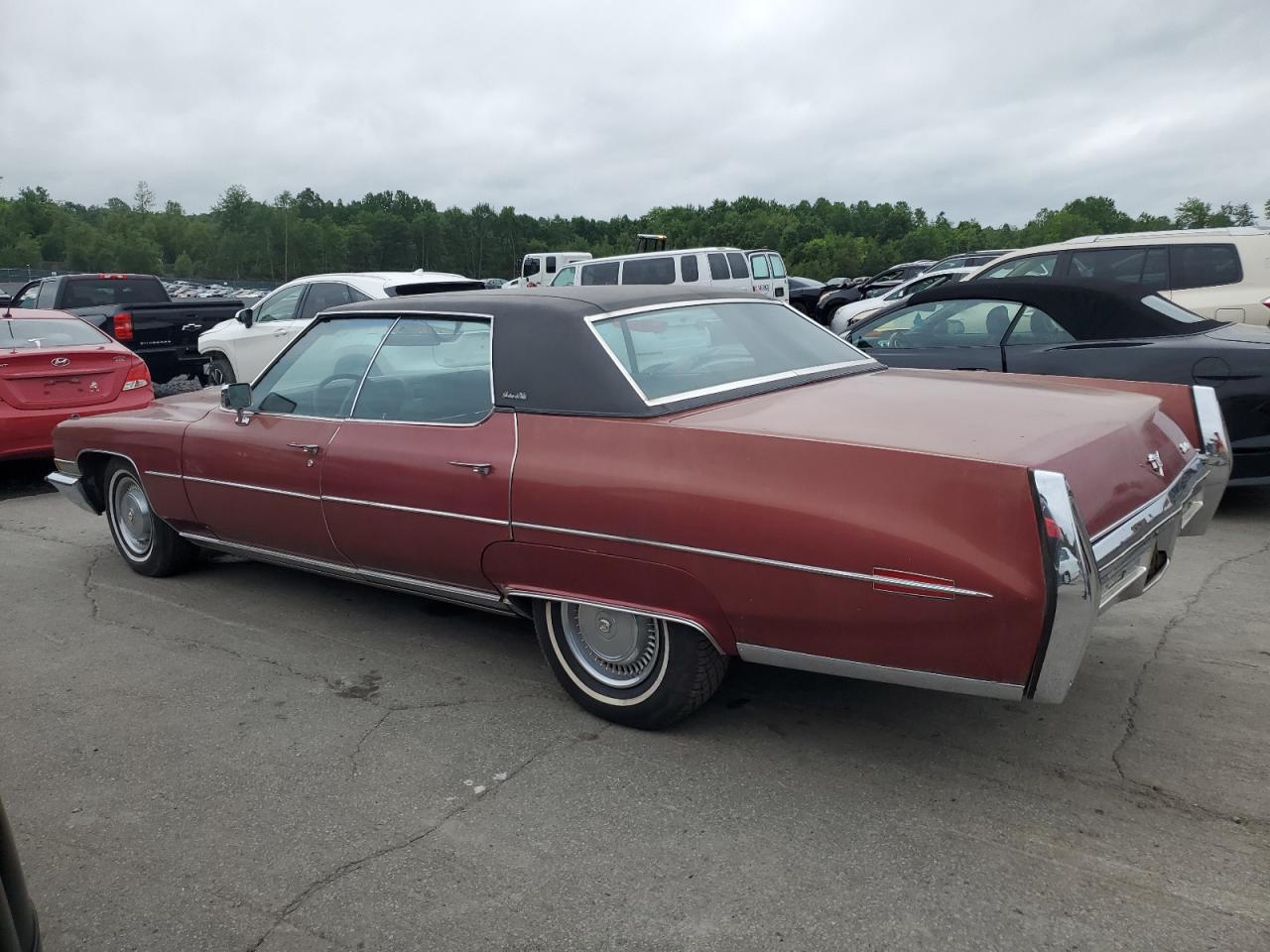 1972 Cadillac Deville Бордовый vin: 6D49R2Q207627