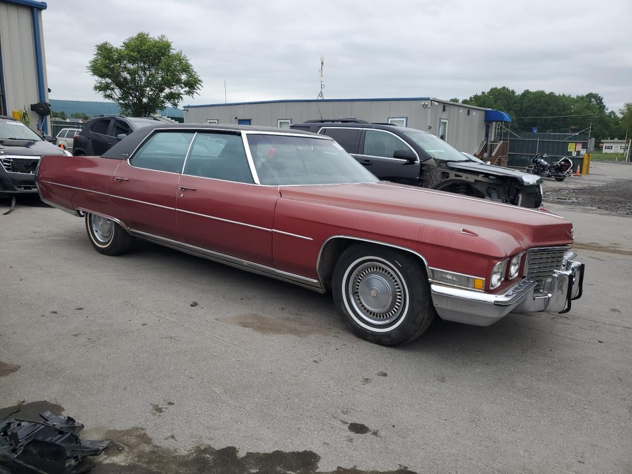 1972 Cadillac Deville Бордовый vin: 6D49R2Q207627