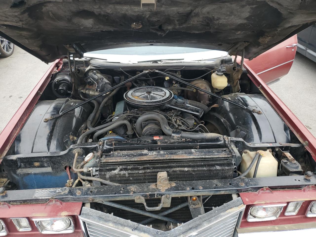 1972 Cadillac Deville Бордовый vin: 6D49R2Q207627