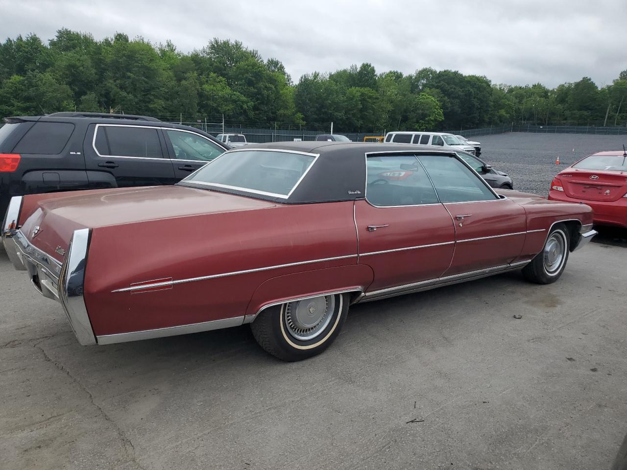 1972 Cadillac Deville Бордовый vin: 6D49R2Q207627