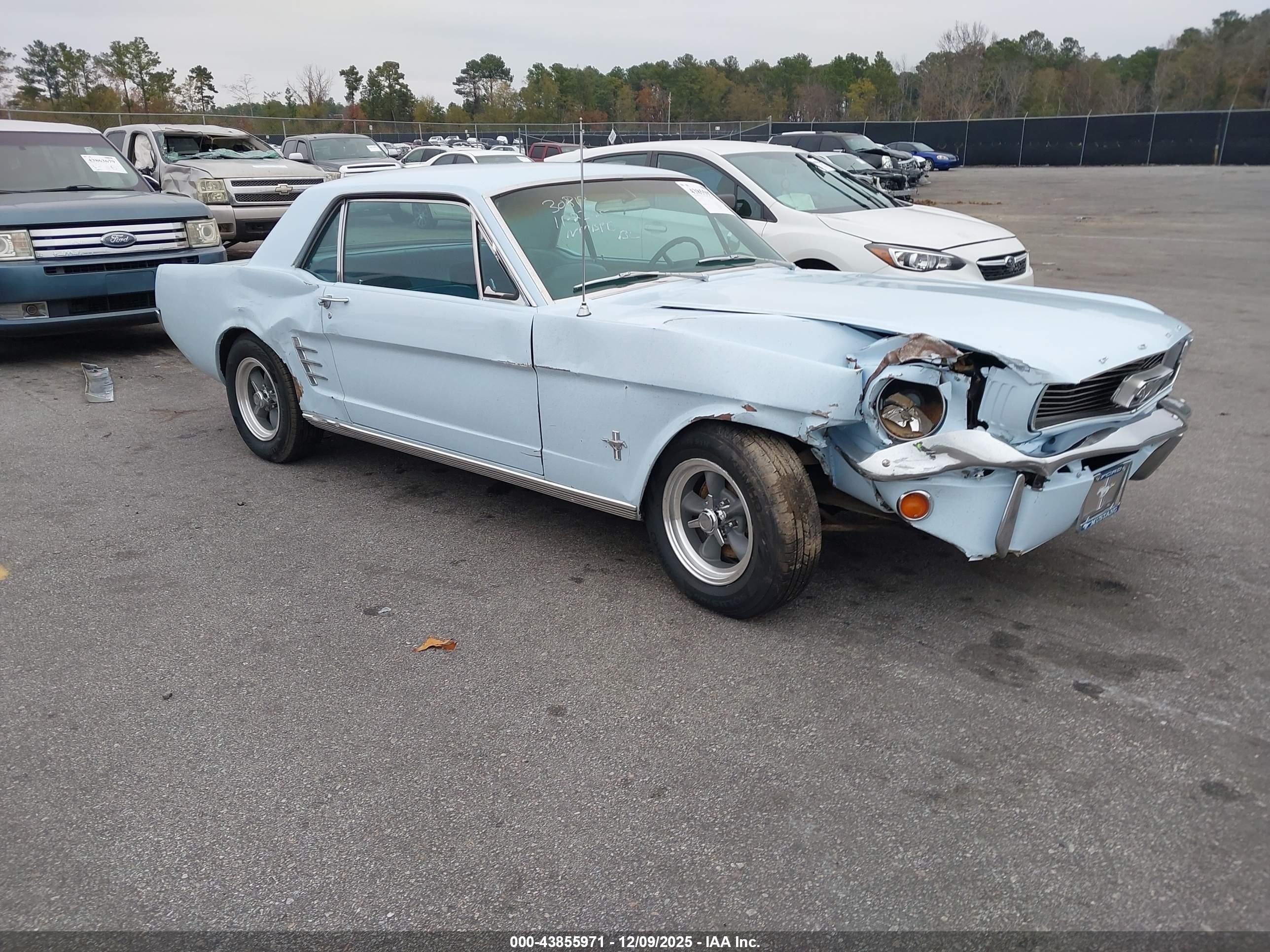 1966 Ford Mustang   Blue vin: 6F07C188367      