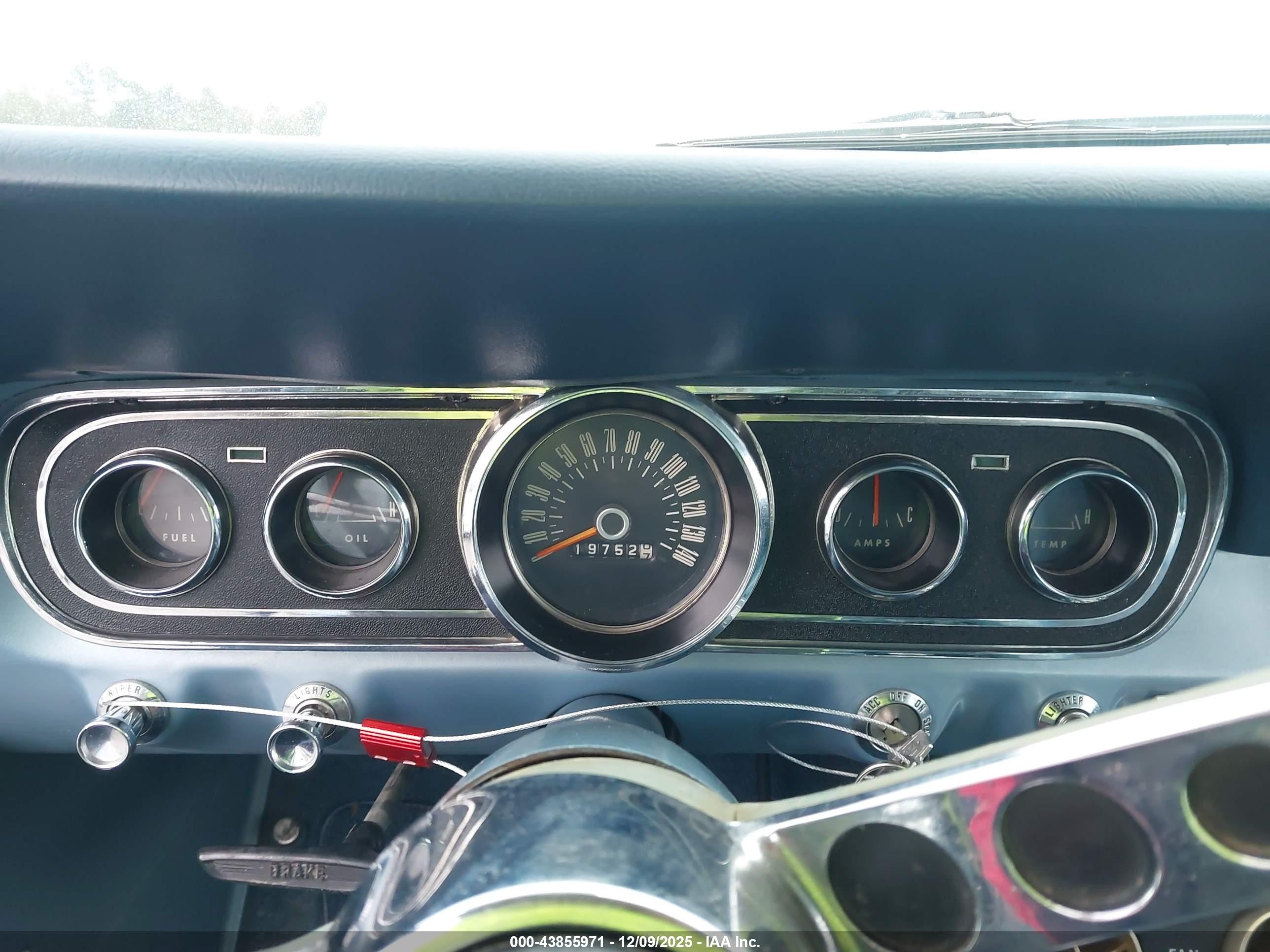 1966 Ford Mustang   Синий vin: 6F07C188367      