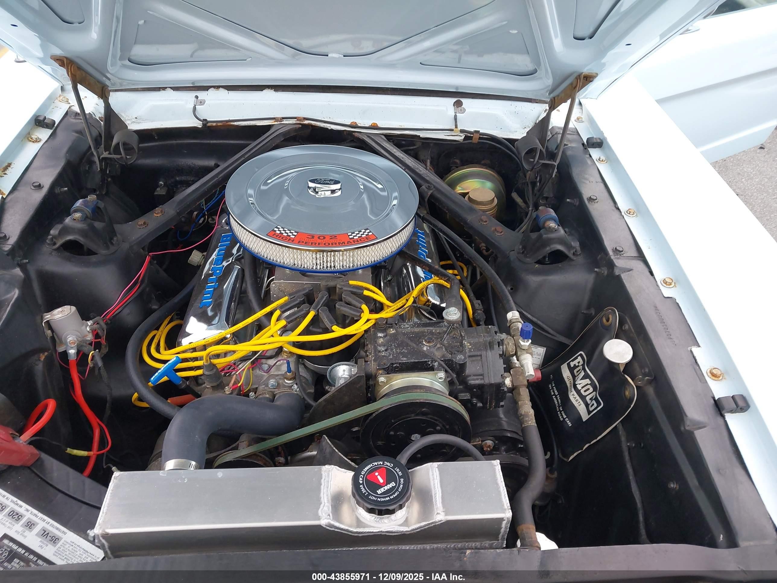 1966 Ford Mustang   Синий vin: 6F07C188367      
