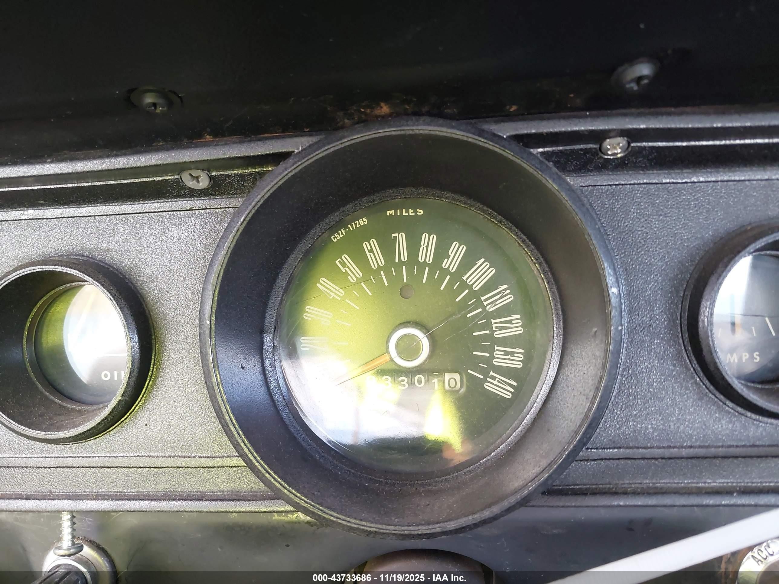 1966 Ford Mustang   Light Blue vin: 6F07C342819      