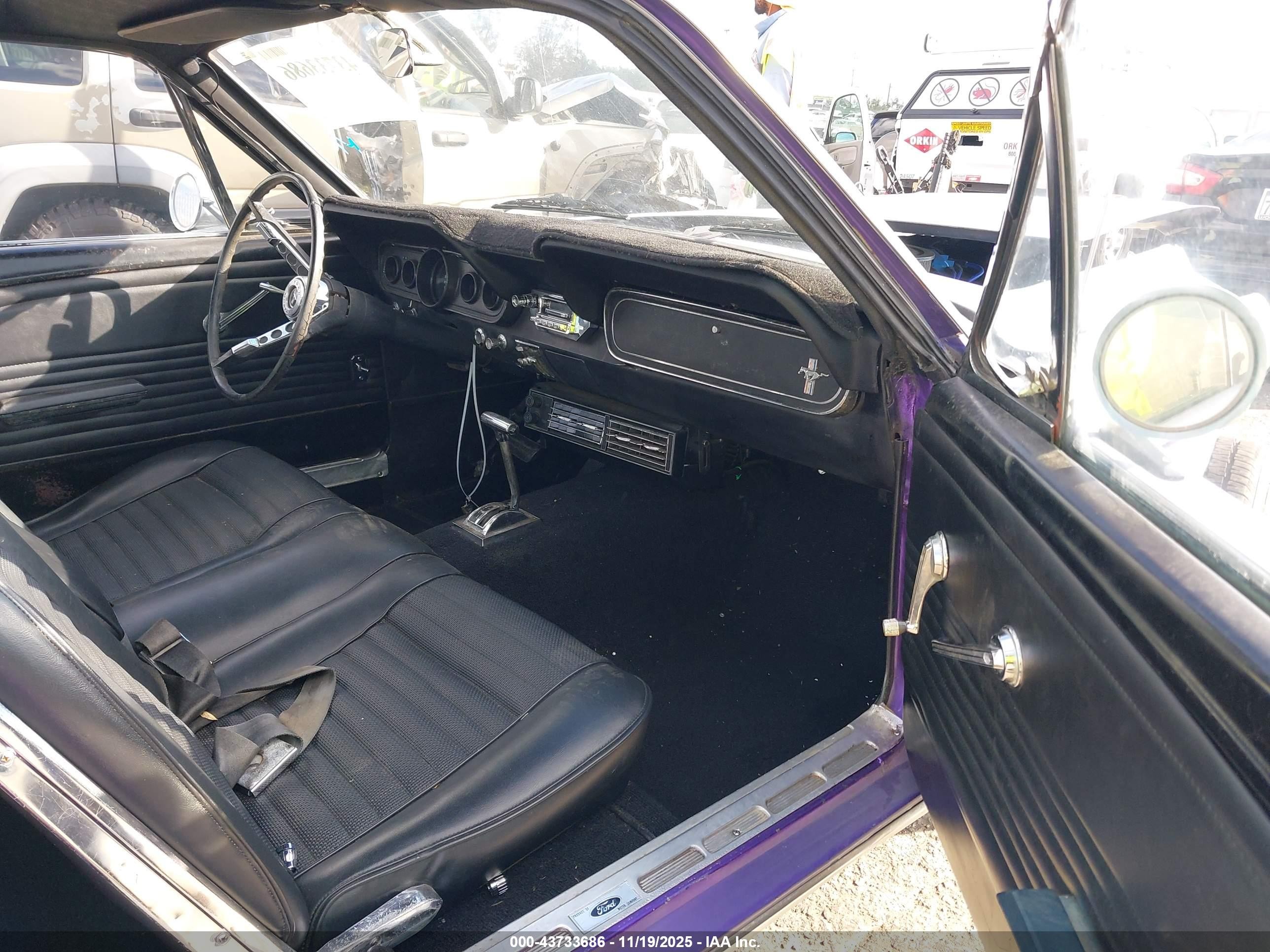 1966 Ford Mustang   Light Blue vin: 6F07C342819      
