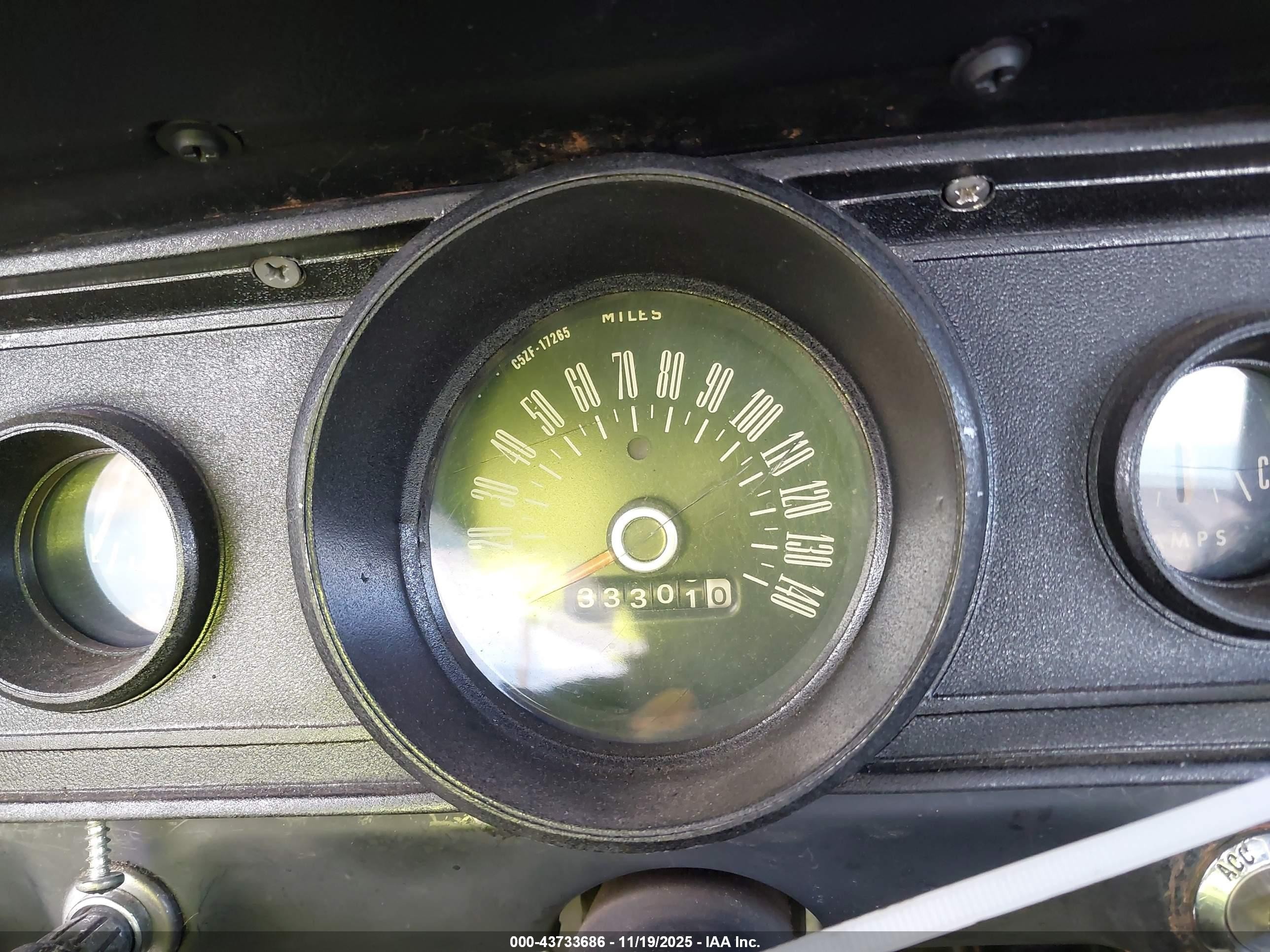 1966 Ford Mustang   Light Blue vin: 6F07C342819      