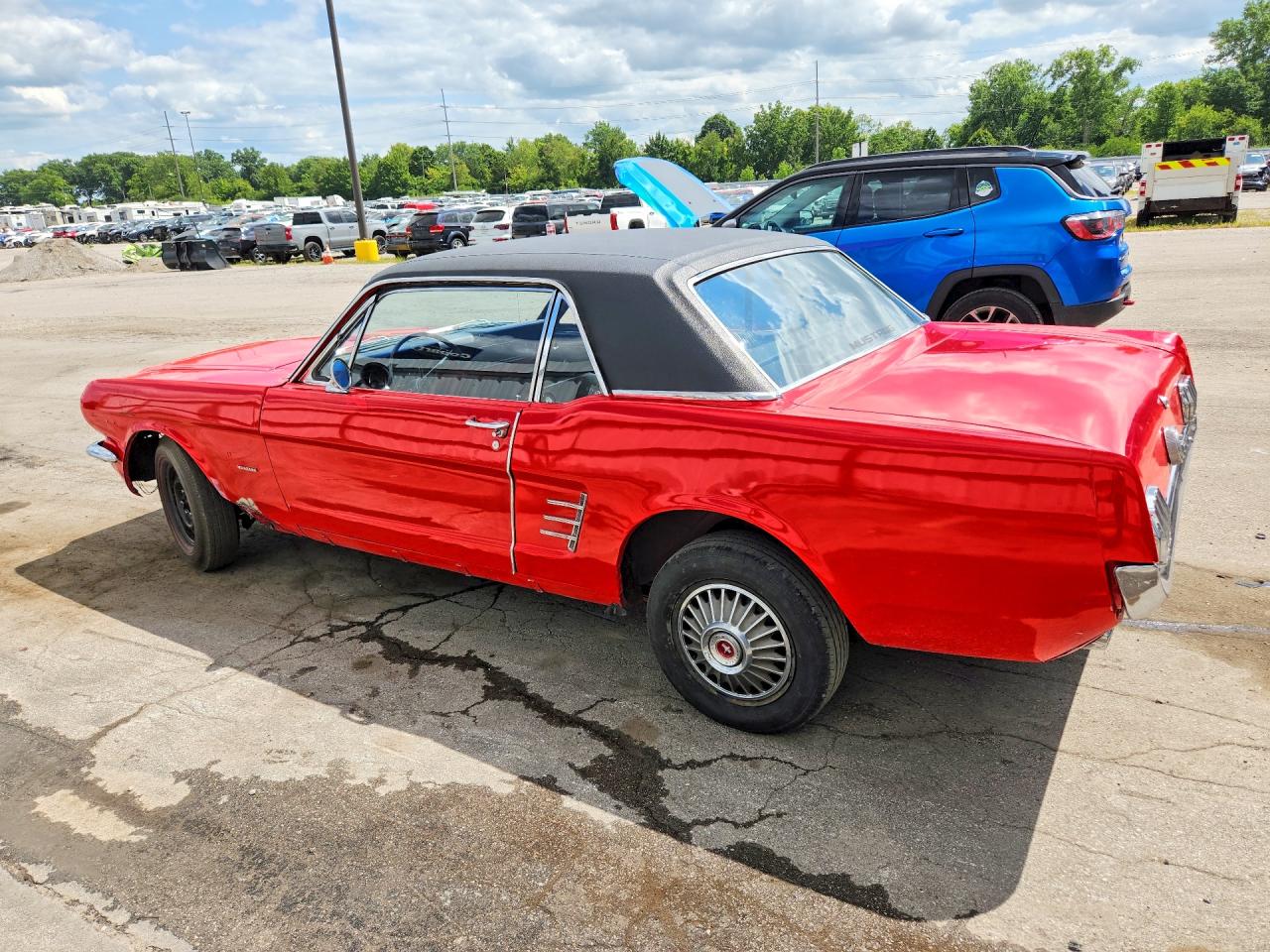 1966 Ford Mustang Red vin: 6F07T334544