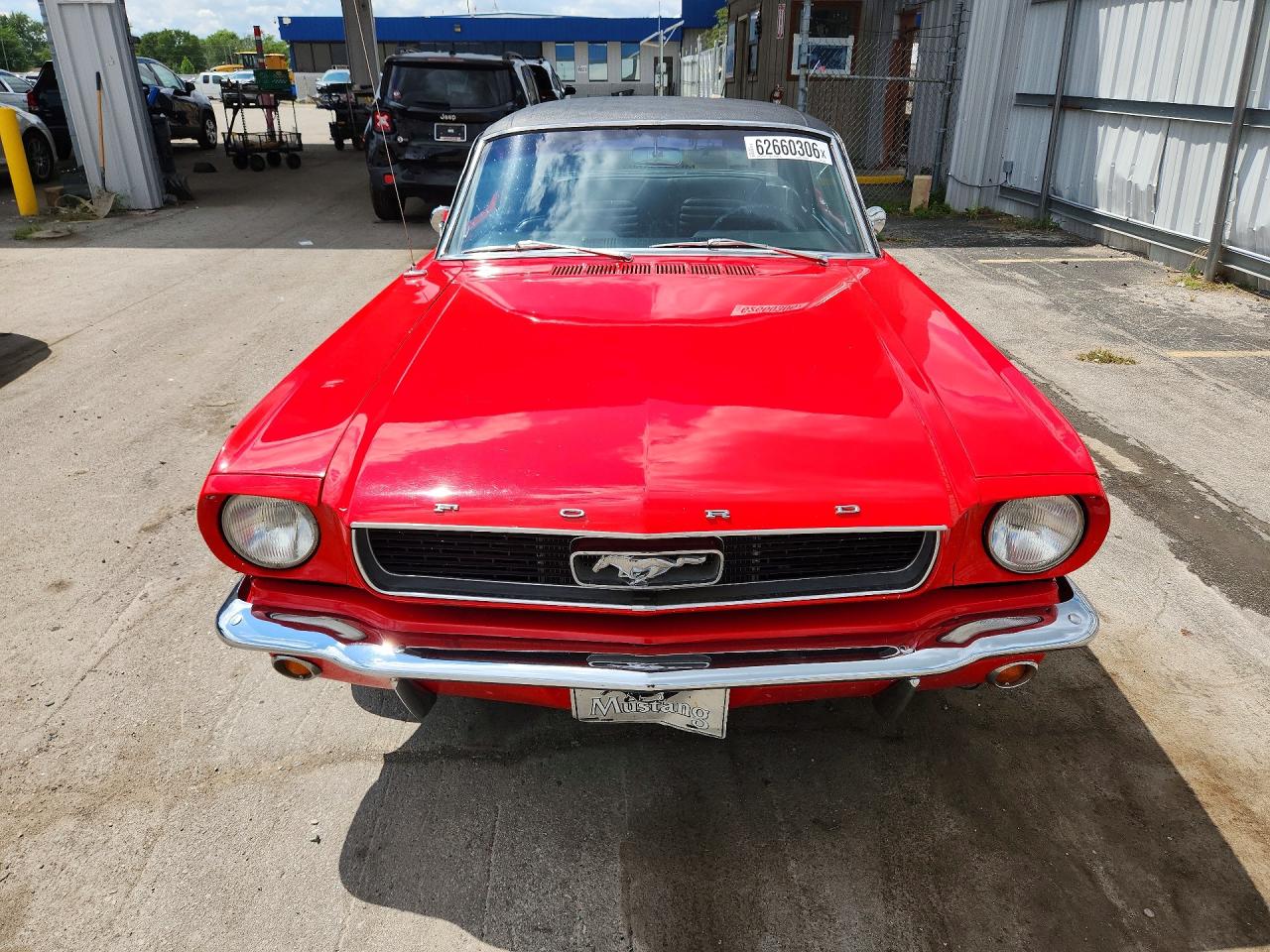 1966 Ford Mustang Red vin: 6F07T334544