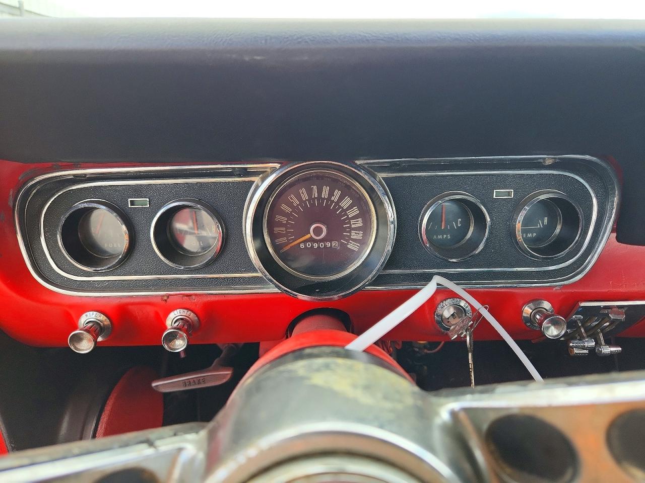 1966 Ford Mustang Red vin: 6F07T334544