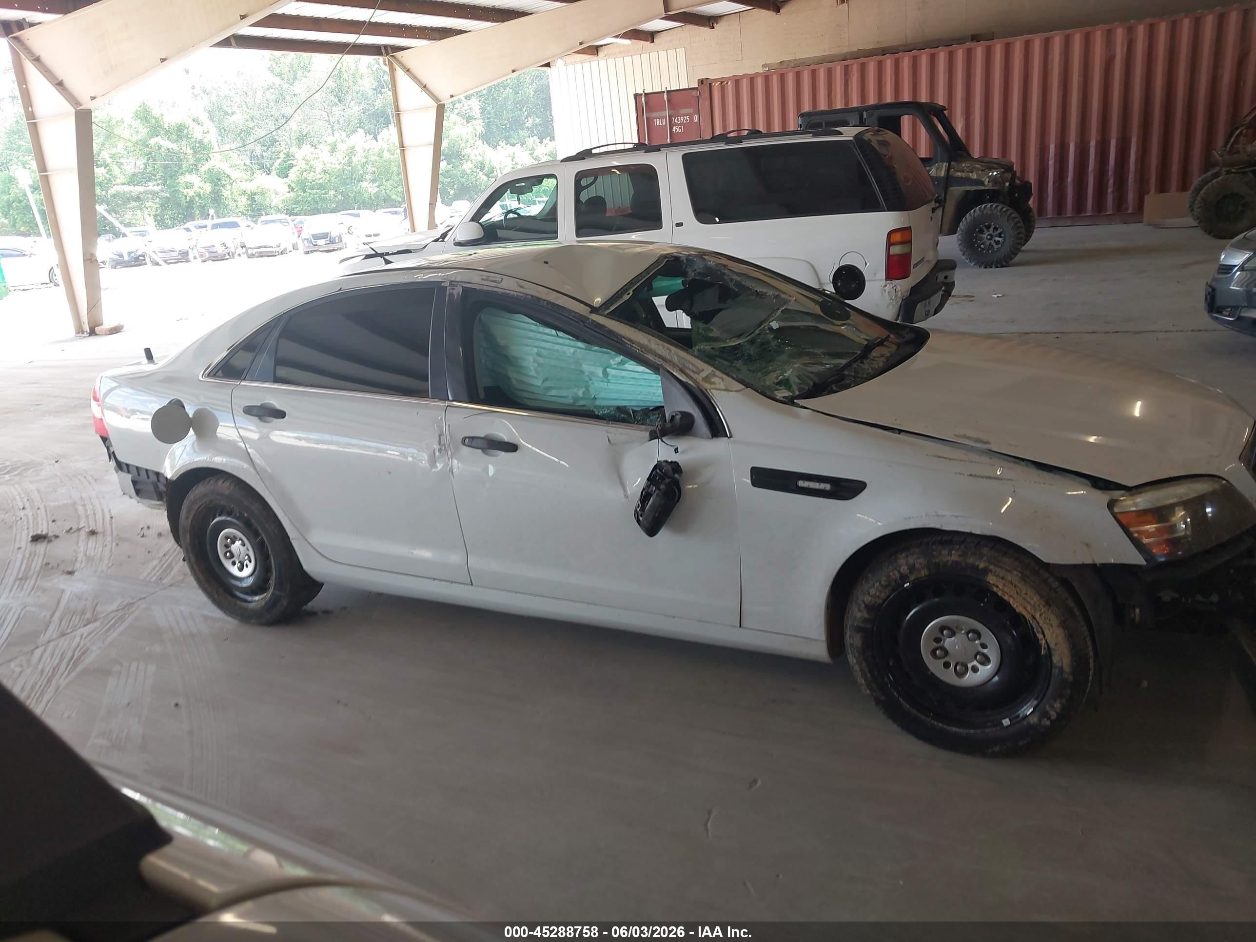 2013 Chevrolet Caprice Police White vin: 6G1MK5R20DL829325