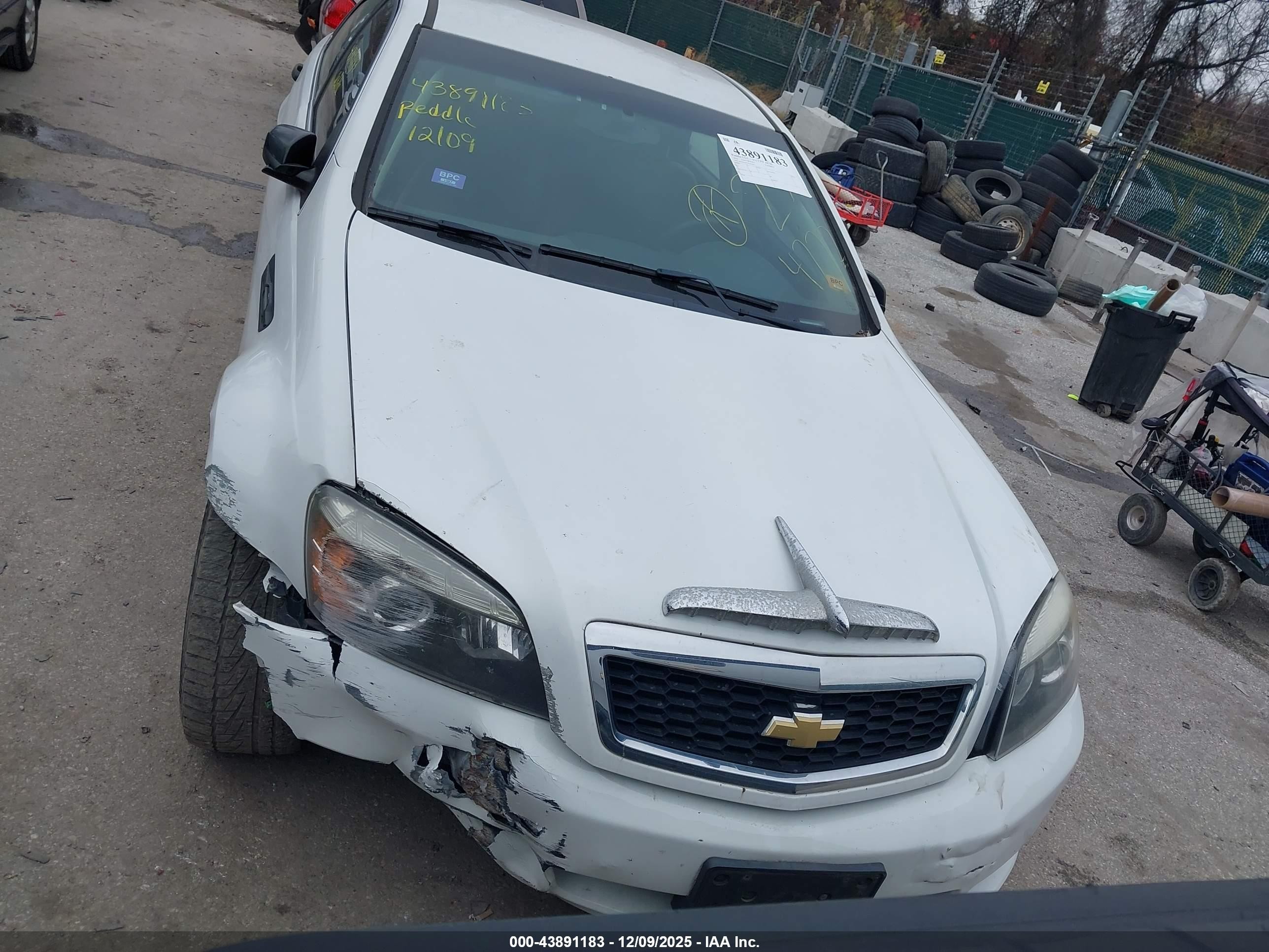 2013 Chevrolet Caprice Police White vin: 6G1MK5R27DL812943