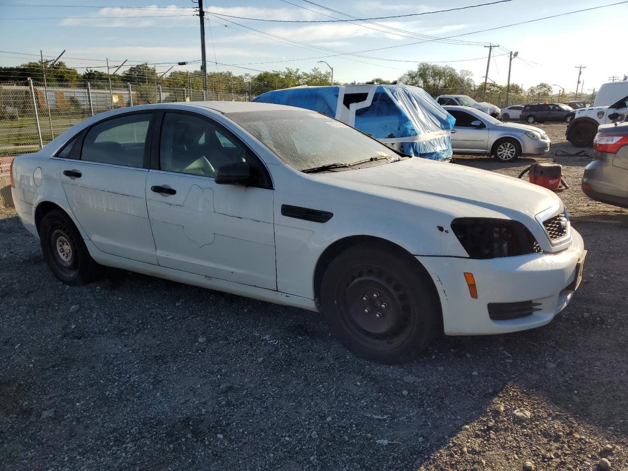 2012 Chevrolet Caprice Police White vin: 6G1MK5R30CL666229